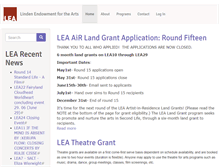Tablet Screenshot of lea-sl.org